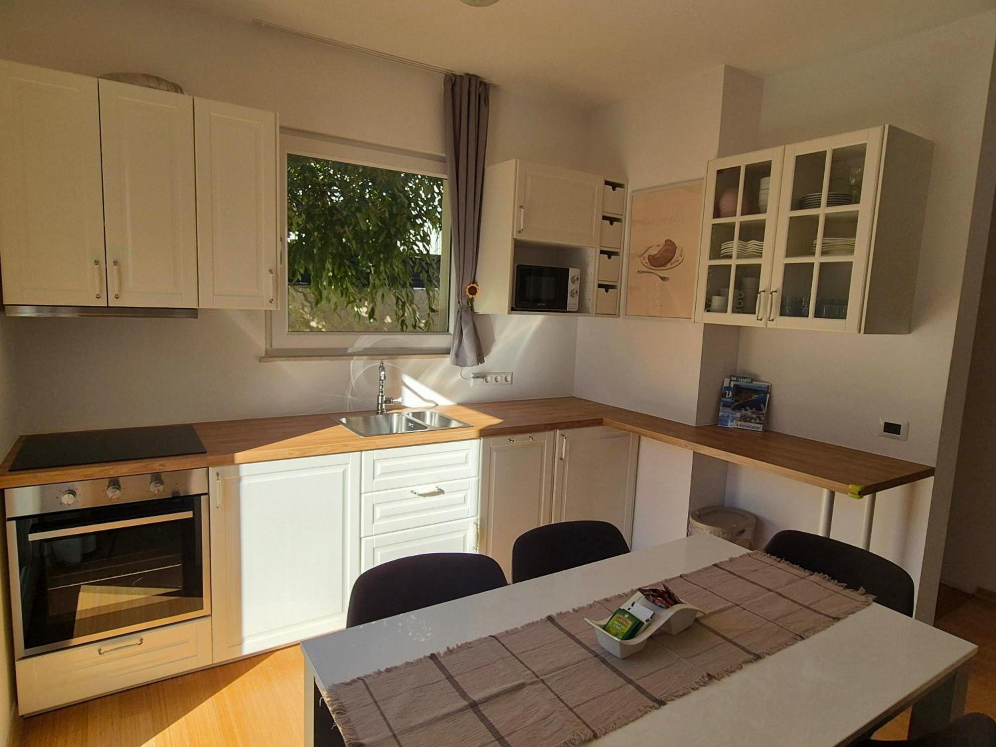 Luxury Two-Floor Apartment In Petrcane With Garden And Pool Buitenkant foto